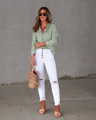 All About Sunshine Button Down Top