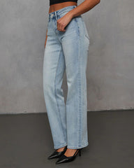 Clean Slate Super Stretch Straight Leg Jeans