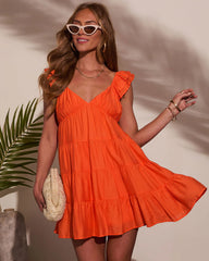 Aila Tiered Mini Dress