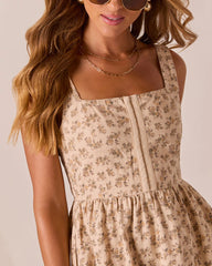 Hazy Trails Bustier Mini Dress