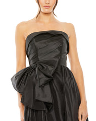 Mac Duggal 11600 Long Strapless Oversized Bow Ball Gown
