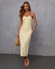 Brynlee Woven Twill Crop Top