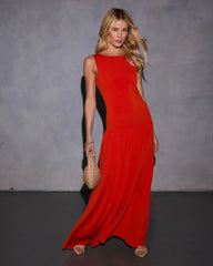 Dewy Days Drop Waist Maxi Dress