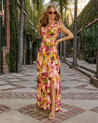 Floral Serenade Floral Maxi Dress