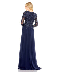 Mac Duggal 20388 Formal Long Sleeve Evening Gown