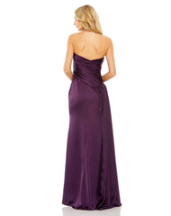 Mac Duggal 20585 Long Strapless Bow Front Detailed Dress