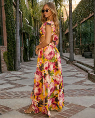 Floral Serenade Floral Maxi Dress