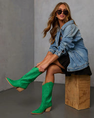 Arnell Laser Cut Western Boot