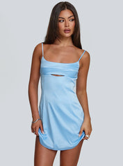 Powell Mini Dress Light Blue