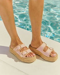 Heidi Woven Platform Sandals