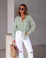 All About Sunshine Button Down Top