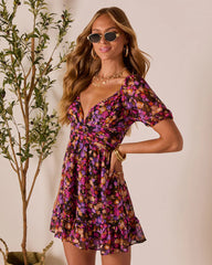 Chasing Dawn Babydoll Mini Dress