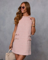 Darling Me Tweed Mini Dress