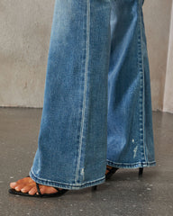 Ayla Super Stretch High Rise Flare Jeans