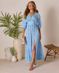 Beach Nectar Abstract Maxi Dress