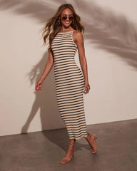 Izie Striped Maxi Dress