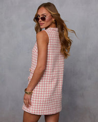 Darling Me Tweed Mini Dress
