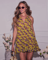 Fresh Pickings Floral Print Mini Dress