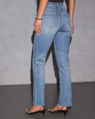 Corline Super Stretch Embellished Straight Leg Jeans