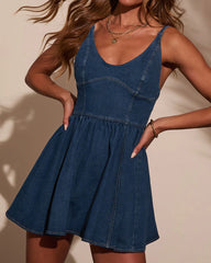 Beatrice Denim Mini Dress