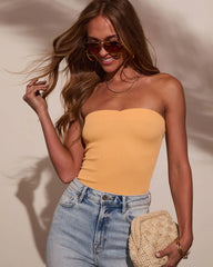 Chill Days Ribbed Tube Top