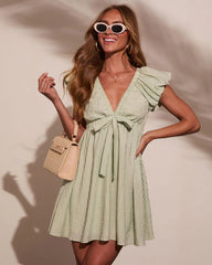 Gigi Puff Sleeve Babydoll Mini Dress