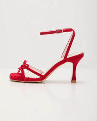 Ever Mine Strappy Bow Heels
