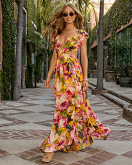 Floral Serenade Floral Maxi Dress