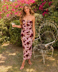 First Embrace Strapless Maxi Dress