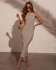 Izie Striped Maxi Dress