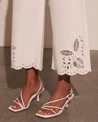 Breezy Ritual Eyelet Scallop Jeans