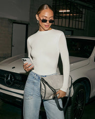 Dylan Long Sleeve Mock Neck Top