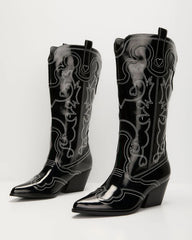 Festival Funk Stitched Western Boots