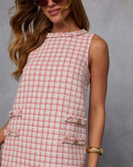 Darling Me Tweed Mini Dress