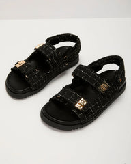 Elloise Tweed Sandal