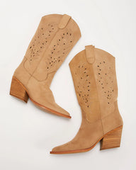 Arnell Laser Cut Western Boot