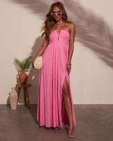 Bellen Halter Maxi Dress