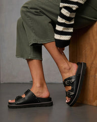 Hadyn Western Studded Buckle Sandal