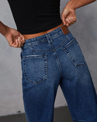 In Full Swing Rigid Barrel Jeans