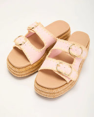 Heidi Woven Platform Sandals