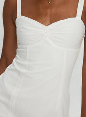 Summer Isles Mini Dress White