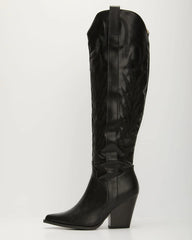 Bronco Western Knee High Boots
