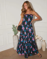 Boho Spritz Mesh Maxi Dress