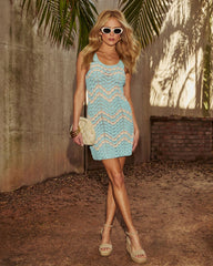 Endless Vaycay Cover Up Crochet Mini Dress