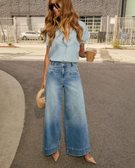 Fresh Cut Wide Leg Jeans