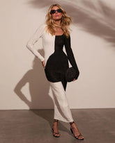 Delphie Colorblock Maxi Dress