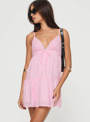 Nicoletta Mini Dress Light Pink Petite