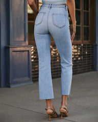 Casual Times Super Stretch Cropped Flare Jeans