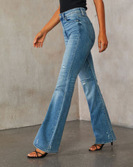 Ayla Super Stretch High Rise Flare Jeans