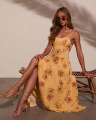 Chase The Sun Floral Maxi Dress